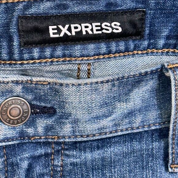 Express Mens Skinny Stretch Jeans - Picture 3 of 5